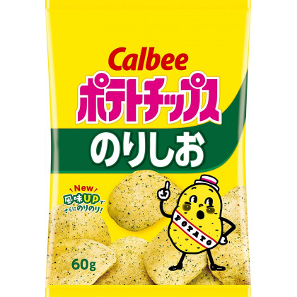 CALBEE - Chips Croustillantes Algues Nori & Sel 60g