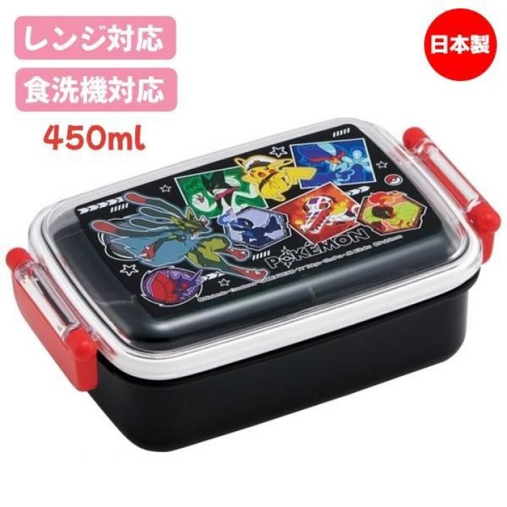 Skater Bento Box Pokemon 450ml Coperchio Bombato Giappone RBF3AN