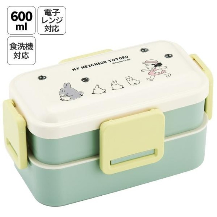 Lunch Box Totoro 600ml 2 Livelli Skater - Importazione Giapponese