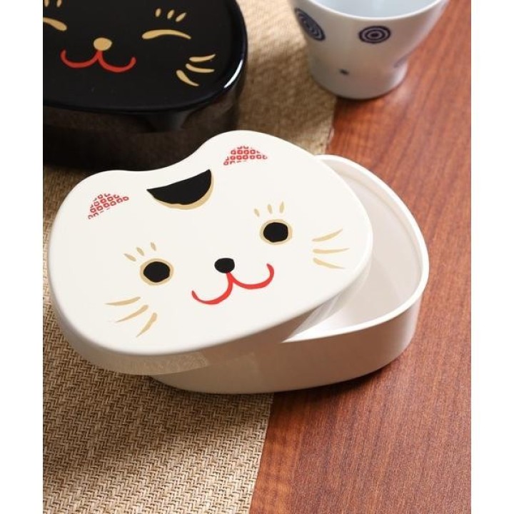 Boîte Bento Chat Maneki Neko 500ml Japonaise - Tatsumiya HAKOYA