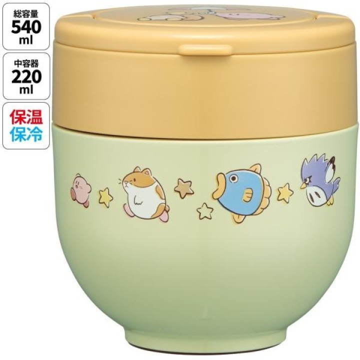 Kirby Isolierte Lunch Jar 540ml Skater - Offizieller Japanischer Import