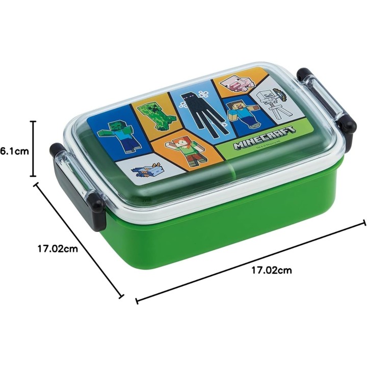 Bento Box Minecraft 450ml Antibatterica Skater Giappone