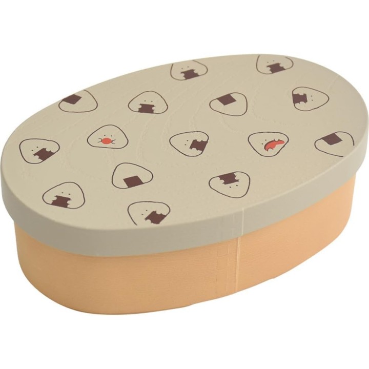 Gyutto Onigiri-san Antibakterielle Bento-Box Grau 475ml Japan