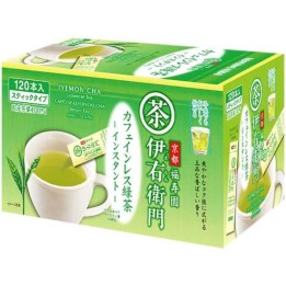 Iyemon Koffeinfreier Grüntee 120 Instant Sticks - Import aus Japan
