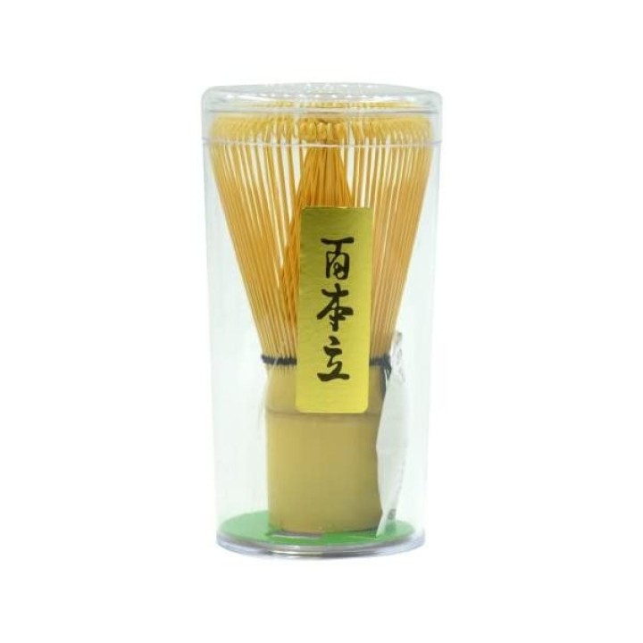 Frullino Matcha Chasen 100 Setole Bambù Import Giappone Autentico
