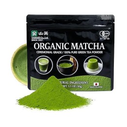 Poudre Matcha Bio Cérémonial 30g - Import Japonais Certifié JAS