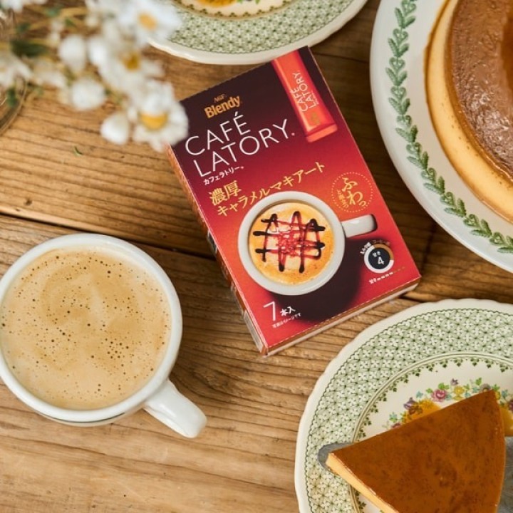 AGF Cafe Latory Caramello Macchiato - Importazione Giappone