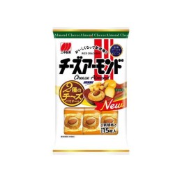 Sanko Seika Cheese Almond Senbei Japan | Cookingsan