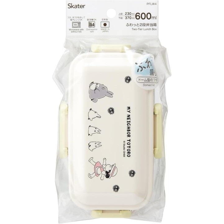 Lunch Box Totoro 600ml 2 Livelli Skater - Importazione Giapponese
