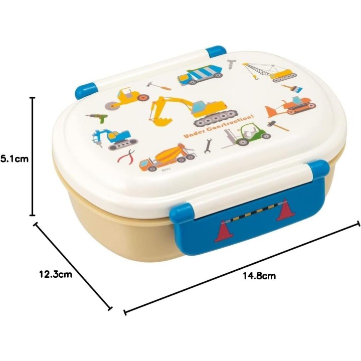 Skater Bento 360ml Antibactérien Véhicules Travail Japon