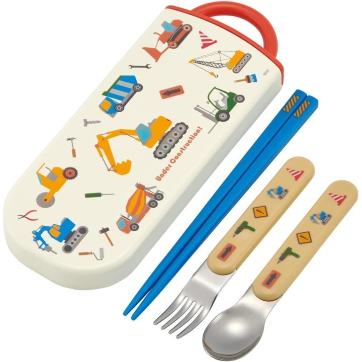 Skater Bento 360ml Antibactérien Véhicules Travail Japon