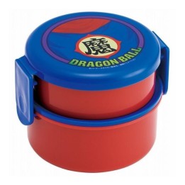 Boîte Bento Dragon Ball 500ml 2 Étages Skater Import Japonais