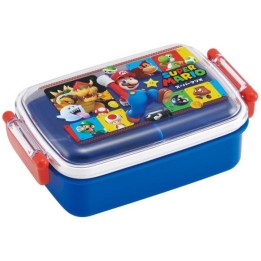 Boîte à bento « Skater Super Mario 23 » avec couvercle moelleux – Importée du Japon