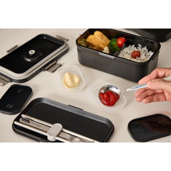 Zwilling Fresh & Save Bento Box Sottovuoto 800ml Nero - Japanzon