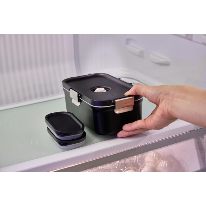 Zwilling Fresh & Save Bento Box Sottovuoto 800ml Nero - Japanzon