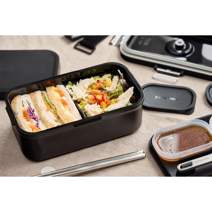 Zwilling Fresh & Save Bento Box Sottovuoto 800ml Nero - Japanzon