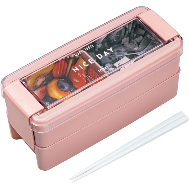 Lustroware 2-stöckige Bento-Box Mint 680ml Japanischer Import