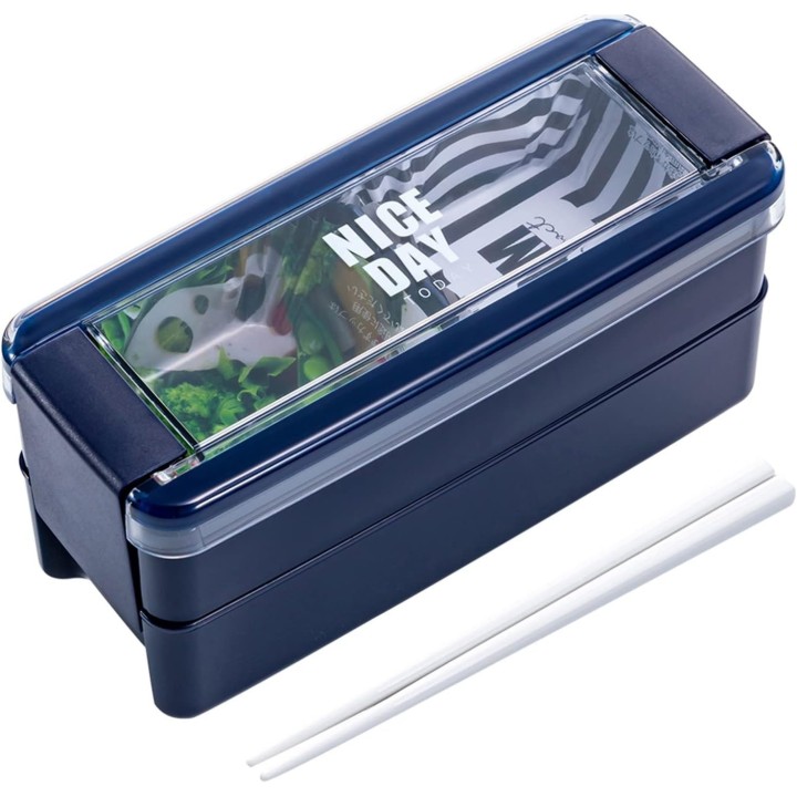 Lustroware 2-stöckige Bento-Box Mint 680ml Japanischer Import