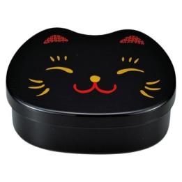 Boîte Bento Chat Noir 500ml Tatsumiya - Import Japonais Authentique