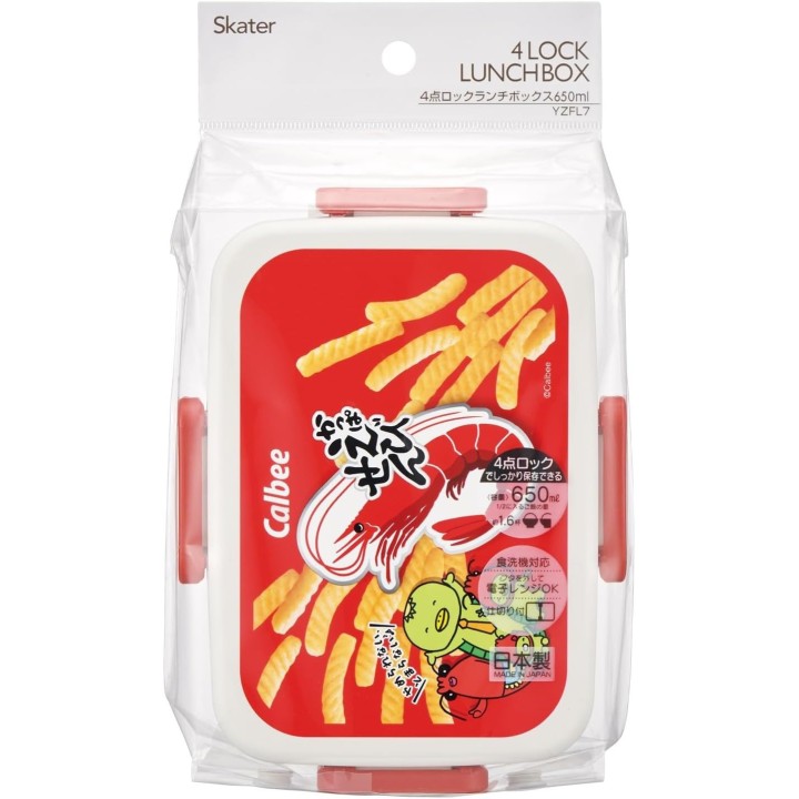 Caja Bento Skater Kappa Ebisen Calbee 650ml - Importación Japonesa