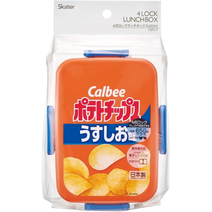 Boîte Bento Skater 650ml Calbee Potato Chips - Import Japon