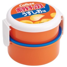 Boîte Bento Ronde Skater 500ml Chips Salées Import Japonais