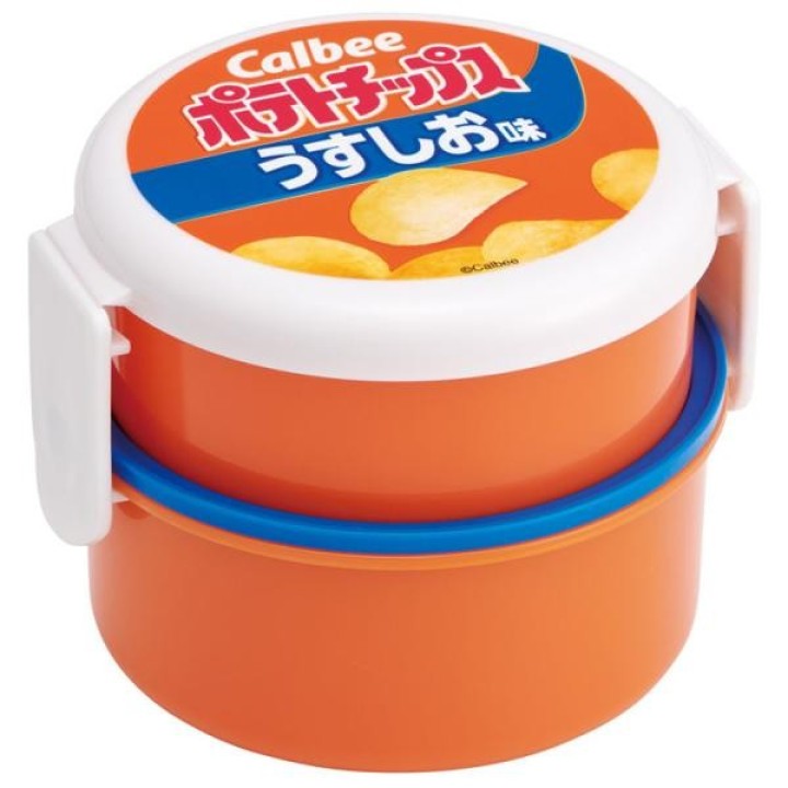 Boîte Bento Ronde Skater 500ml Chips Salées Import Japonais