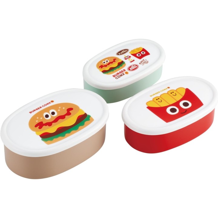 Skater Burger Conx Boîte Bento Ronde 500ml Import Japon