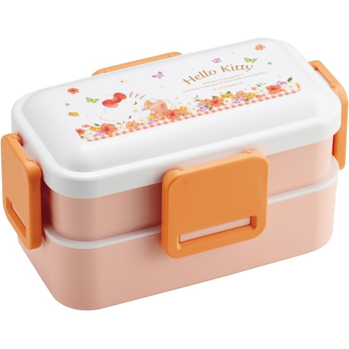 Skater Boîte Bento Hello Kitty 500ml 2 Étages Import Japonais