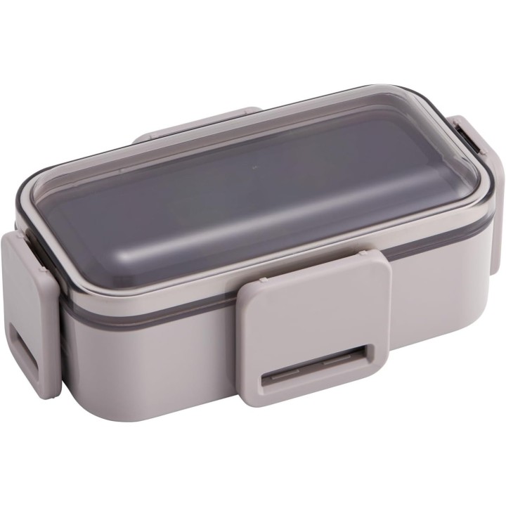 Skater Dome Bento Box 600ml Smoky Grey Made in Japan PFLW4-A