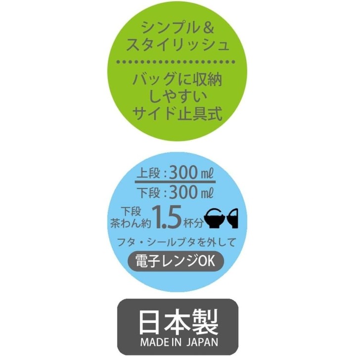 Boîte Bento Panda Kopanda Studio Ghibli 2 Étages 600ml Japon