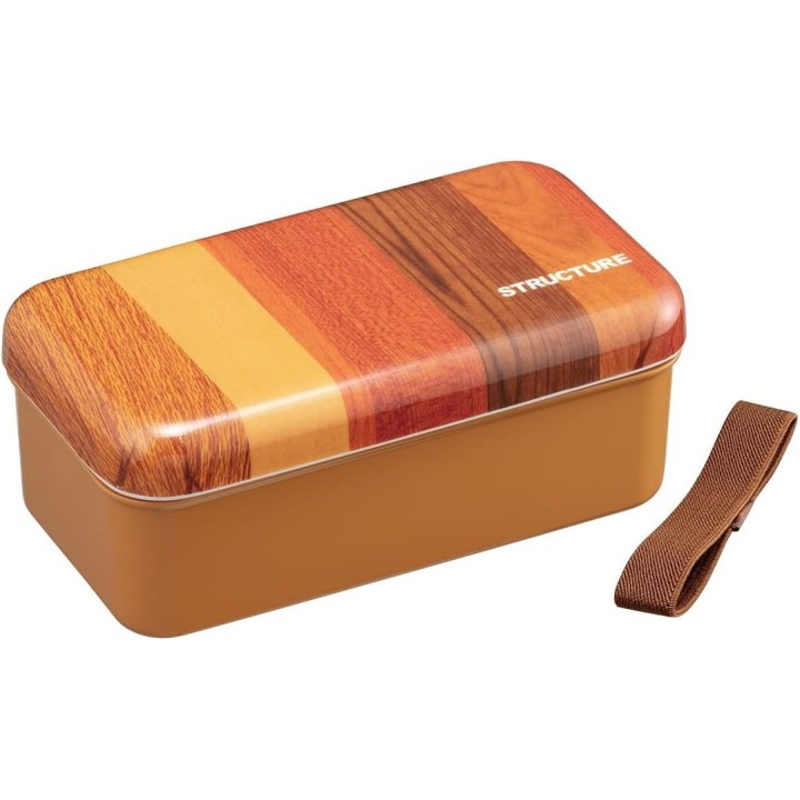 Scatola Bento 2 Piani Legno 600ml Bacchette - Import Giappone