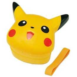 Caja Bento Pokémon Pikachu 3D 270ml - Importación Japonesa Oficial