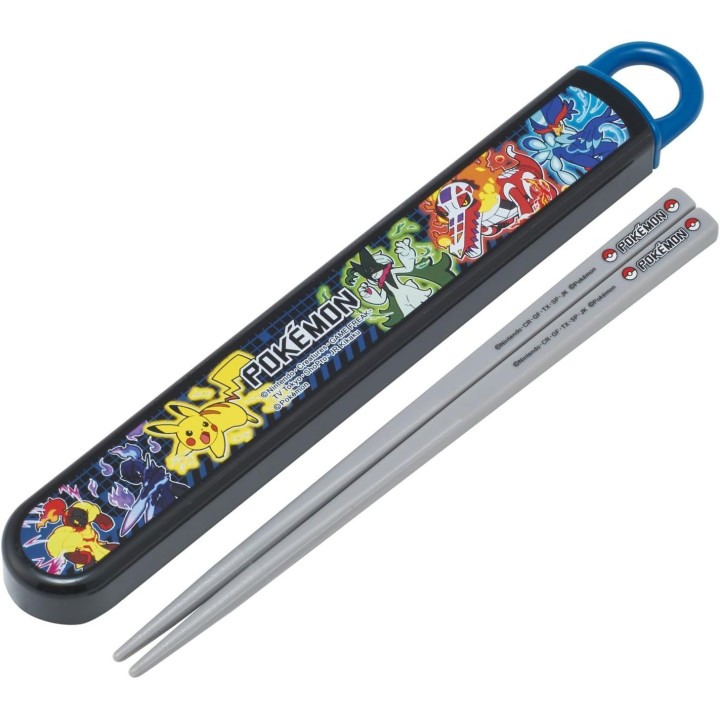 SKATER Set Trio Pokémon Bento Bacchette Cucchiaio Forchetta - JP