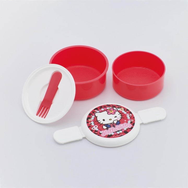 Caja Bento Redonda Hello Kitty 500ml Skater - Importación Japonesa