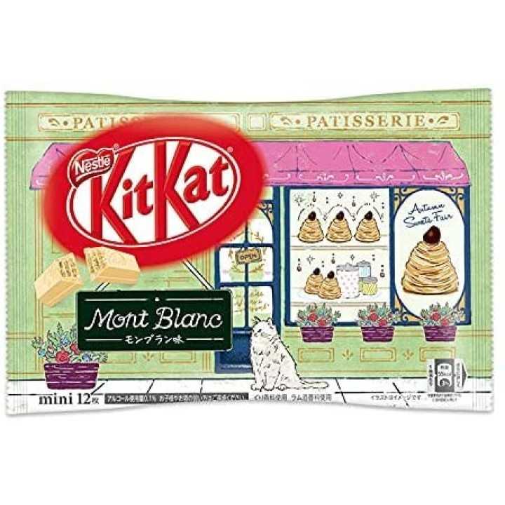 NESTLÉ - KIT KAT mini - Mont-blanc (gâteau à la crème de marrons)
