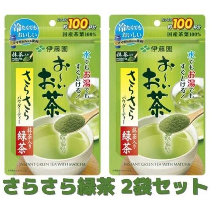Ito En - Thé vert O-i Ocha Sarasara Instant Green Tea with Matcha 80g