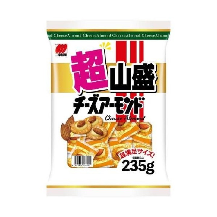 Sanko Seika Cheese Almond Senbei Import Japon | Cookingsan