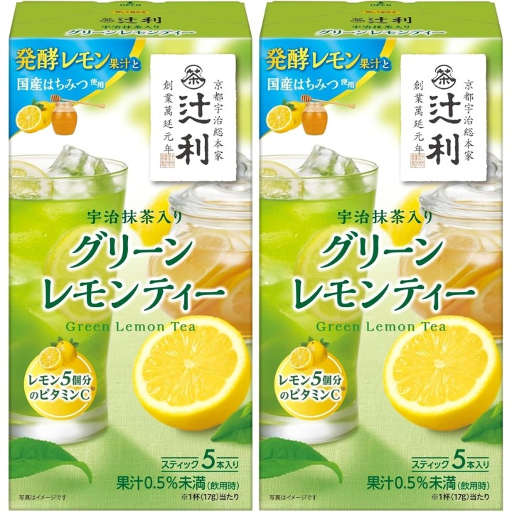 Tsujiri Tè Matcha Limone × 24 - Tè Verde Giapponese Kataoka
