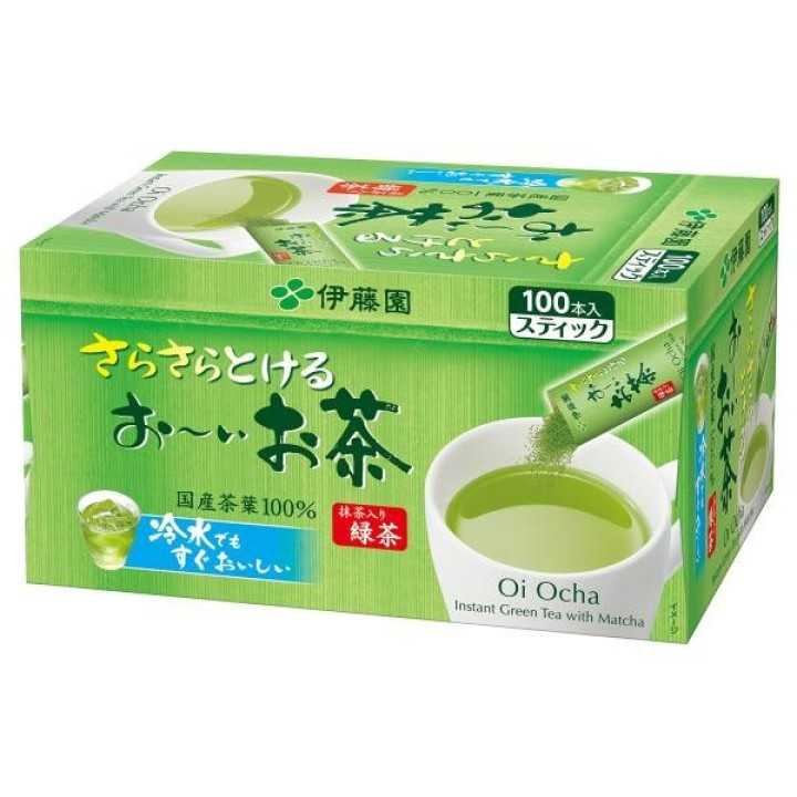 Ito En - Thé vert O-i Ocha Sarasara Instant Green Tea with Matcha - 100 sticks