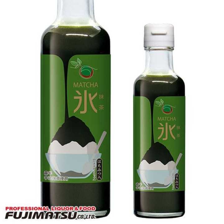 Sirop pour glace pilée au matcha 200ml | Cookingsan.com