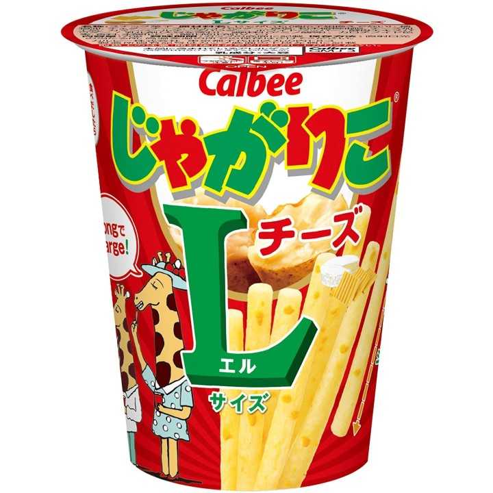 CALBEE - JAGARIKO Fromage (cheddar & camembert) 70g - Taille L
