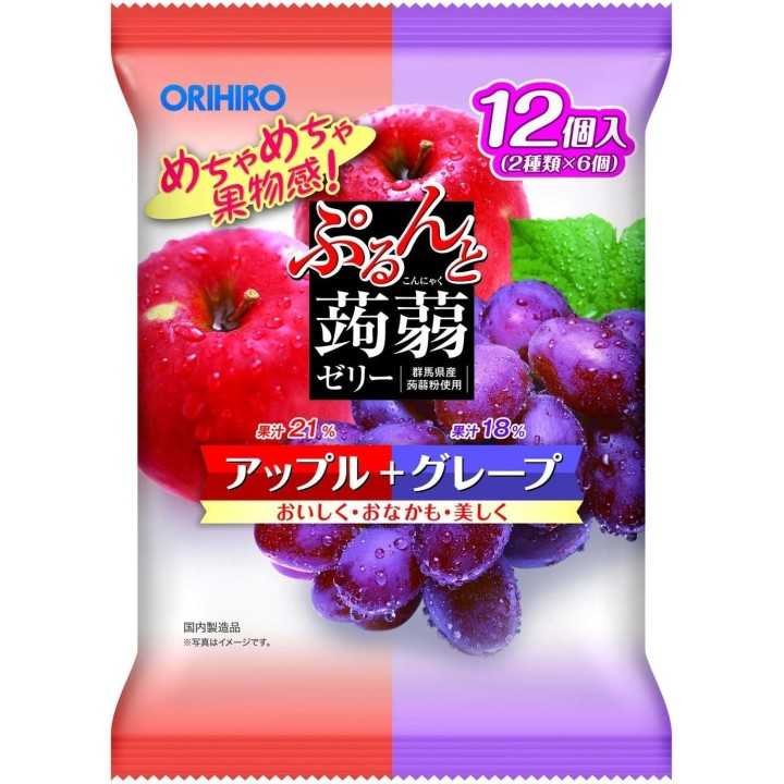 Orihiro Konjac Gelee Apfel Traube Japanischer Import | Cookingsan