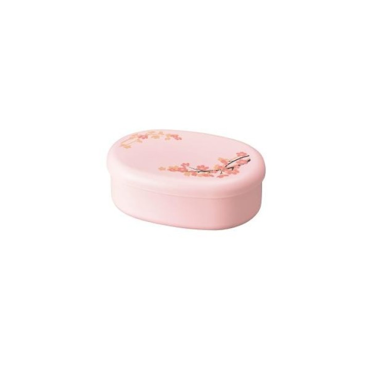 Tatsumiya SAKURA Caja Bento Ovalada Rosa 480ml Import Japón