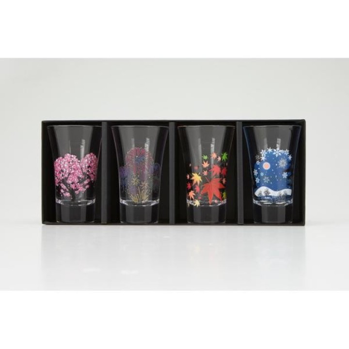 MARUMO TAKAGI - Magic Sake Glasses - Four Seasons