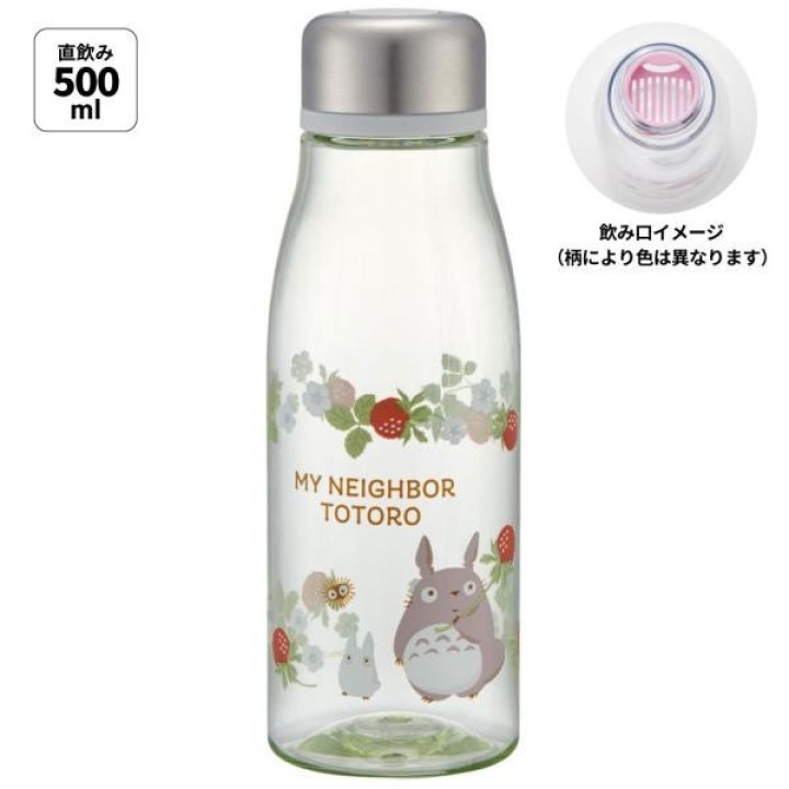 Totoro-Trinkflasche 500 ml mit Teesieb, aus Japan importiert