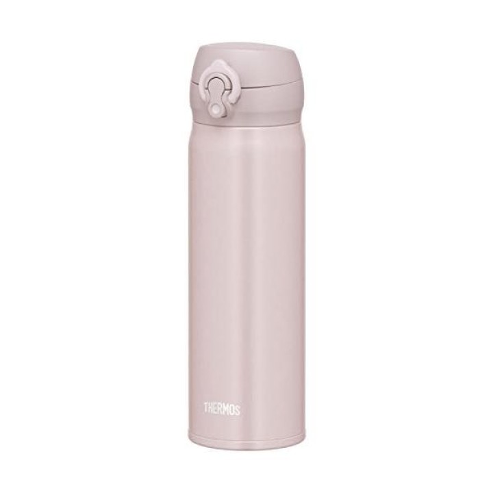 THERMOS 500ml Borraccia Isolante Sottovuoto Beige Rosa Import Giappone