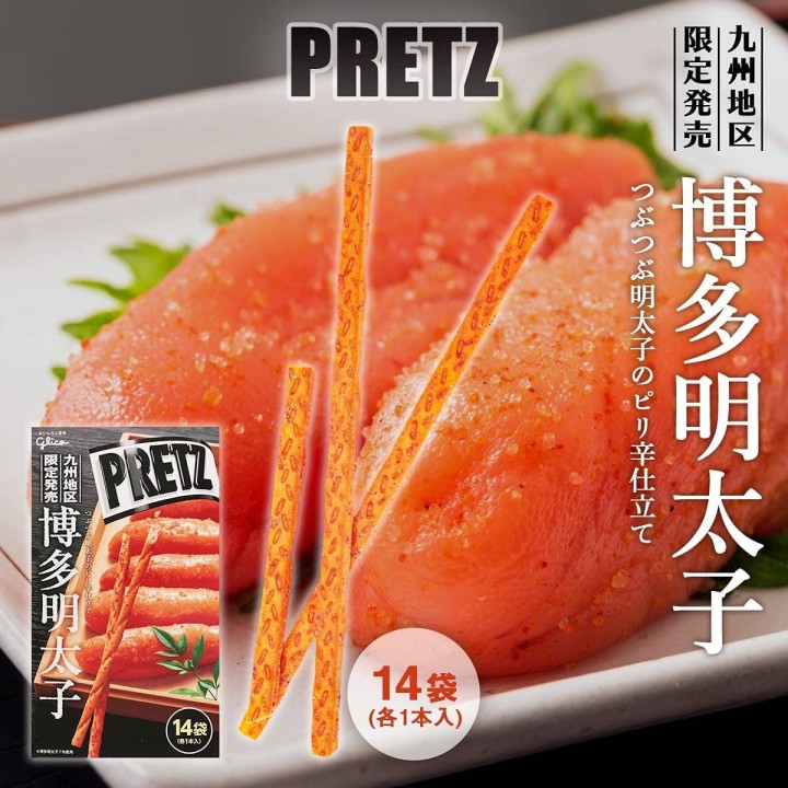 GLICO - GIANT PRETZ Mentaiko de Hakata - 14 sachets