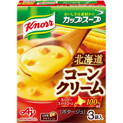 AJINOMOTO & KNORR - Base de soupe - Crème de Maïs de Hokkaido