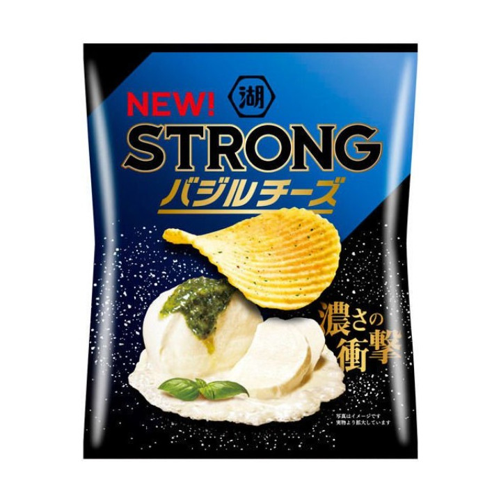 KOIKEYA - STRONG Cheese & Basil Chips 52g